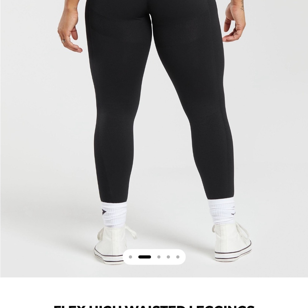 Gymshark Flex High-Waisted Leggings- Black Size Small